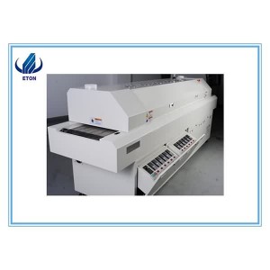 Automatic 6 Zones Lead Free Solder SMT Reflow Oven For LED Tube Bulb Strip Downlight Panel Light Assembly Machine