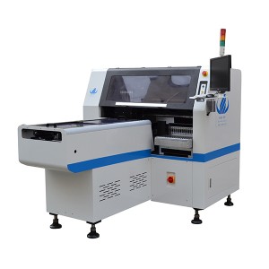 Led Light Electronics Production Pcb Assembly Line With Automatic LED Pick And Place Machine HT-E6T-1200 8 Heads